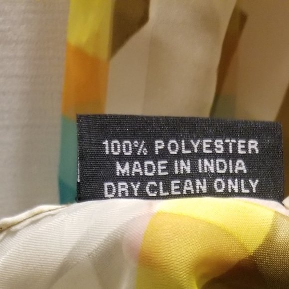 2 earth-tone polyester scarves- a Symphony and an Isabella - Picture 7 of 13